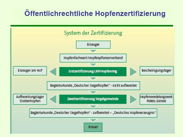 Öffentlichrechtliche Hopfenzertifizierung