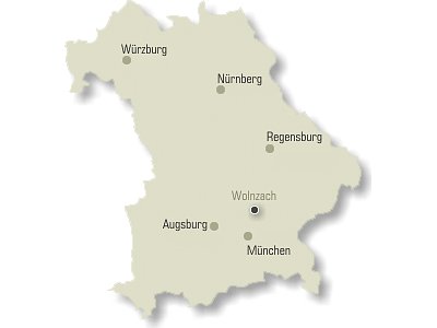 Grossansicht in neuem Fenster: Bayernkarte