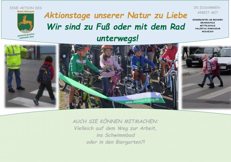 Grossansicht in neuem Fenster: Plakat  zur Aktion Zu Fuss zur Schule