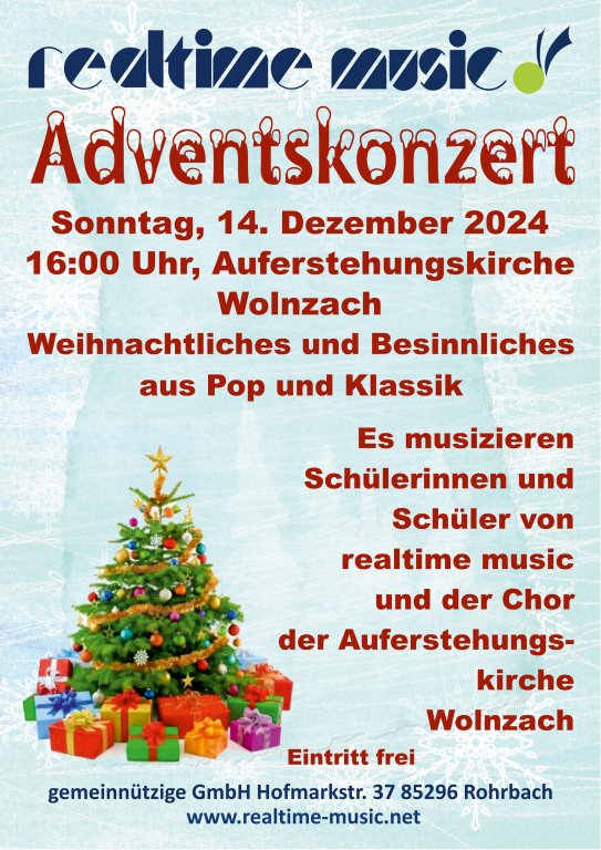 Grossansicht in neuem Fenster: Adventskonzert realtime music