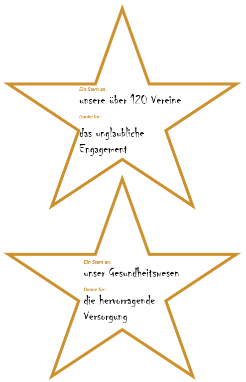 Ein Stern zum Dank für