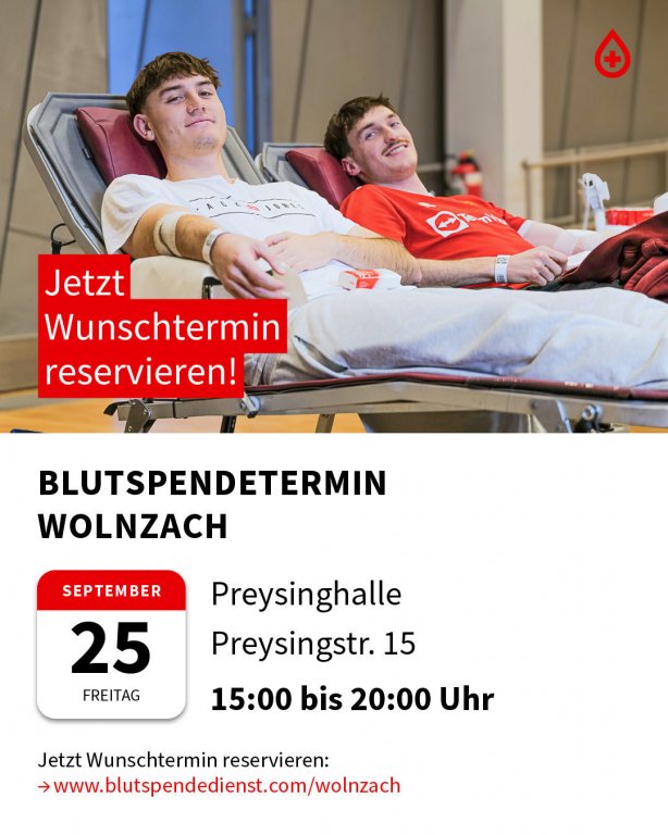 Grossansicht in neuem Fenster: Blutspende Grossansicht in neuem Fenster: Blutspende