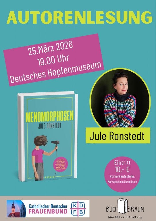 Grossansicht in neuem Fenster: Autorenlesung Plakat KDFB Wz